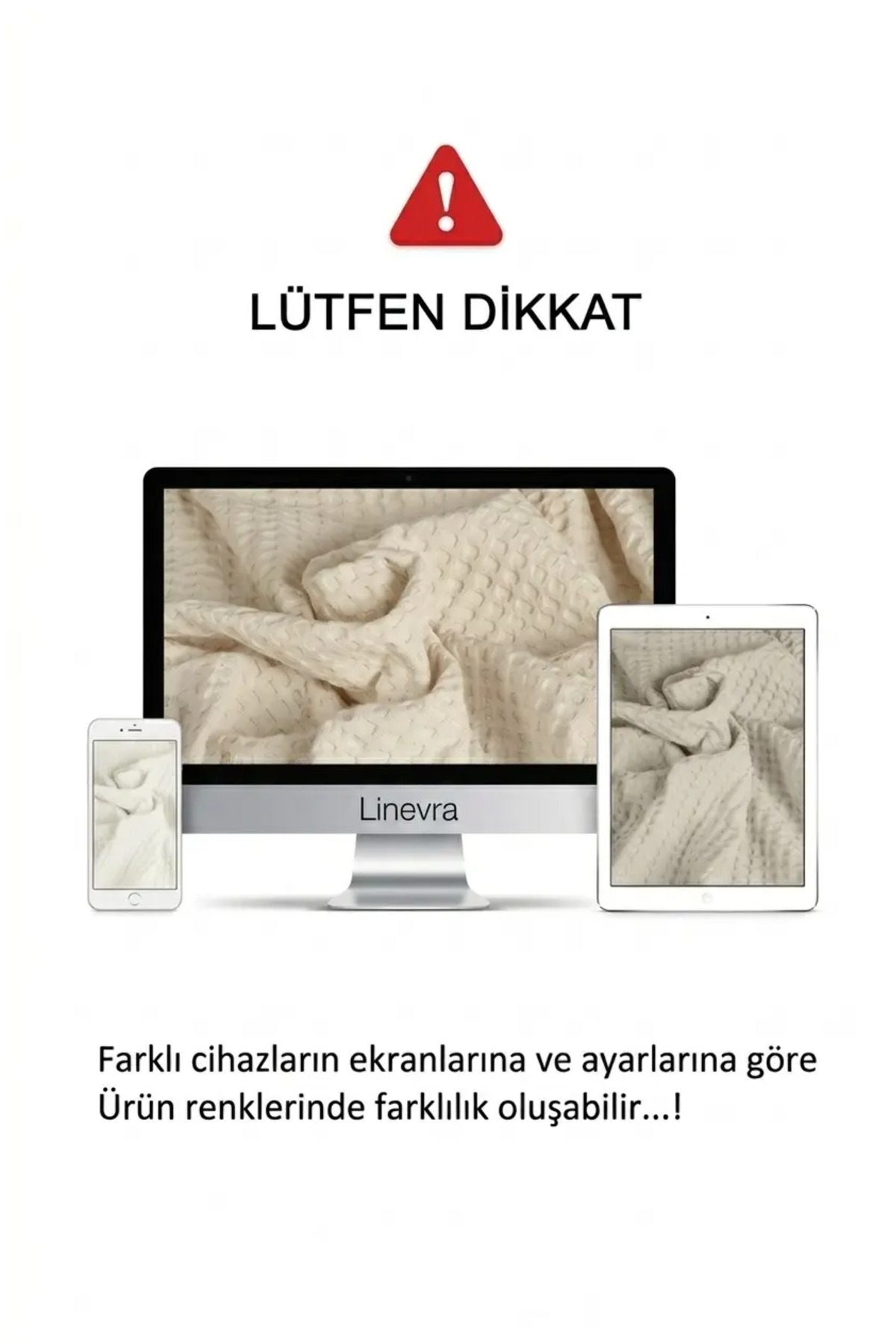%100 Pamuklu Çift Kişilik Yatak Örtüsü Pike, Waffle Desen, Ponponlu Krem Pike görsel 5