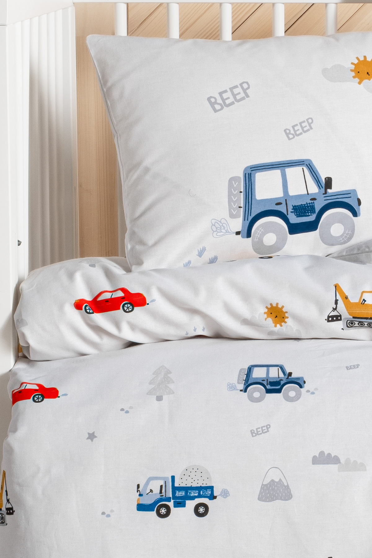 %100 Pamuk Ranforce Bebek & Çocuk Nevresim Takımı 100x150 görsel 4