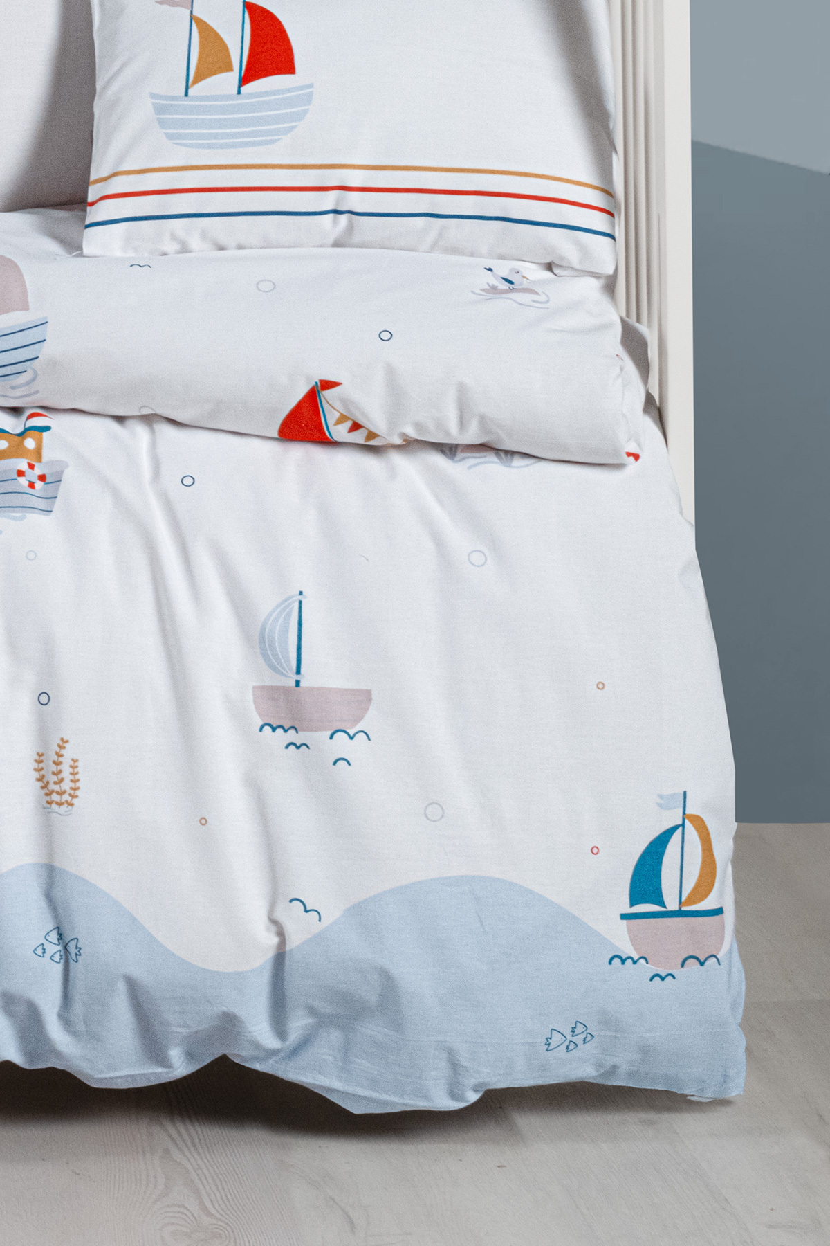 %100 Pamuk Ranforce Bebek & Çocuk Nevresim Takımı 100x150 görsel 3