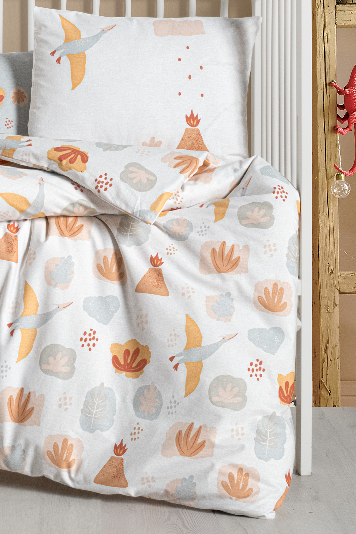 %100 Pamuk Ranforce Bebek & Çocuk Nevresim Takımı 100x150 görsel 2