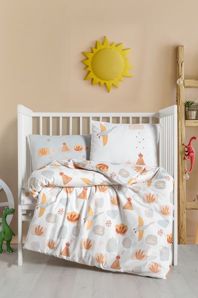 %100 Pamuk Ranforce Bebek & Çocuk Nevresim Takımı 100x150